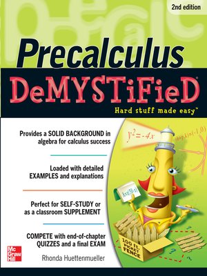 cover image of Pre-calculus Demystified